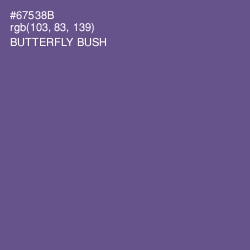 #67538B - Butterfly Bush Color Image