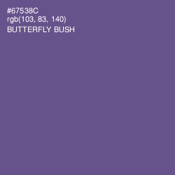 #67538C - Butterfly Bush Color Image