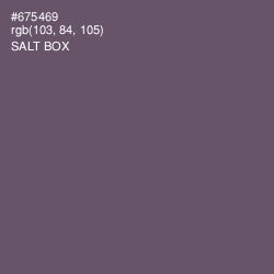 #675469 - Salt Box Color Image