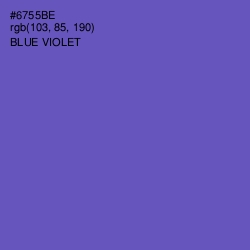 #6755BE - Blue Violet Color Image