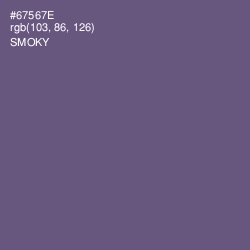 #67567E - Smoky Color Image