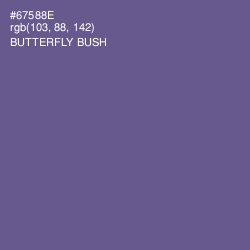#67588E - Butterfly Bush Color Image