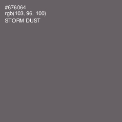 #676064 - Storm Dust Color Image