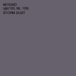 #67606D - Storm Dust Color Image