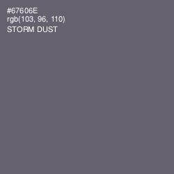 #67606E - Storm Dust Color Image