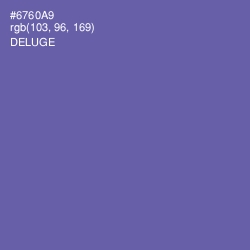 #6760A9 - Deluge Color Image