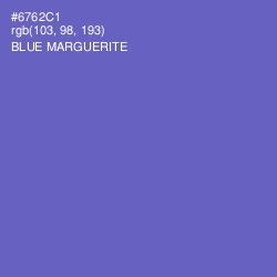 #6762C1 - Blue Marguerite Color Image