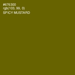 #676300 - Spicy Mustard Color Image