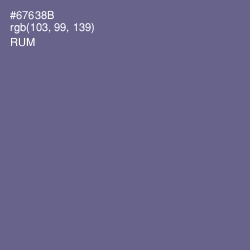 #67638B - Rum Color Image