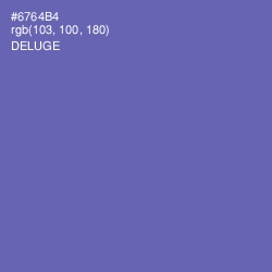 #6764B4 - Deluge Color Image