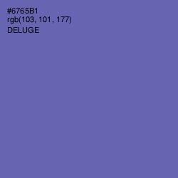 #6765B1 - Deluge Color Image