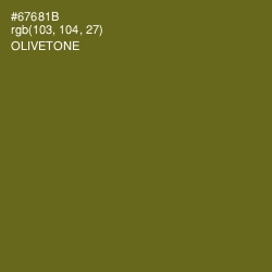 #67681B - Olivetone Color Image
