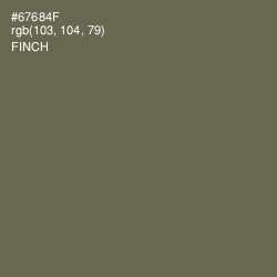 #67684F - Finch Color Image