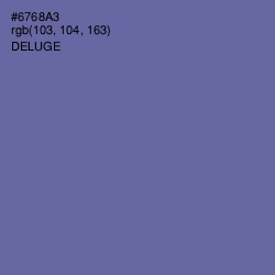 #6768A3 - Deluge Color Image