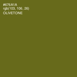 #676A1A - Olivetone Color Image