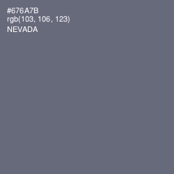 #676A7B - Nevada Color Image