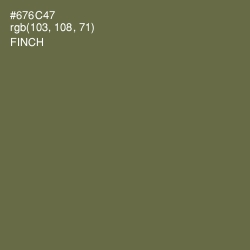 #676C47 - Finch Color Image