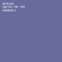 #676C9C - Kimberly Color Image