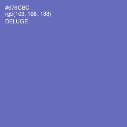 #676CBC - Deluge Color Image