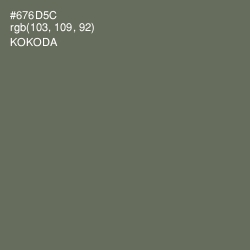 #676D5C - Kokoda Color Image