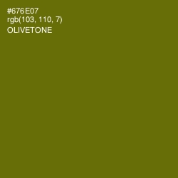 #676E07 - Olivetone Color Image