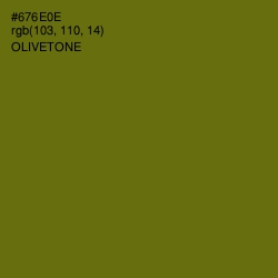 #676E0E - Olivetone Color Image