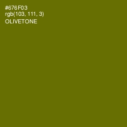 #676F03 - Olivetone Color Image