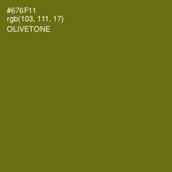 #676F11 - Olivetone Color Image