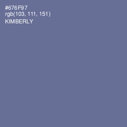 #676F97 - Kimberly Color Image