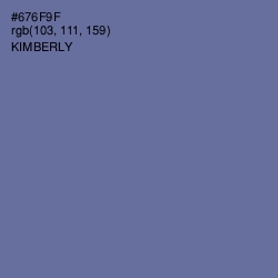 #676F9F - Kimberly Color Image