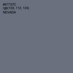 #67707C - Nevada Color Image