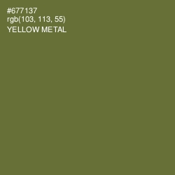 #677137 - Yellow Metal Color Image
