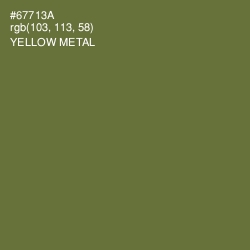 #67713A - Yellow Metal Color Image