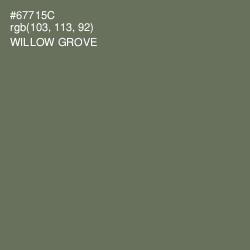 #67715C - Willow Grove Color Image