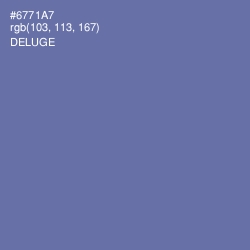 #6771A7 - Deluge Color Image