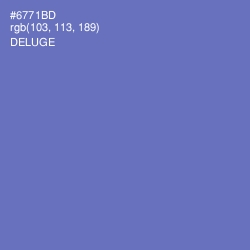 #6771BD - Deluge Color Image
