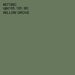 #67785C - Willow Grove Color Image