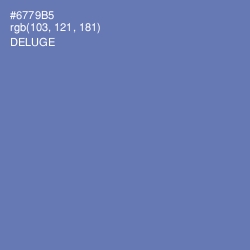 #6779B5 - Deluge Color Image