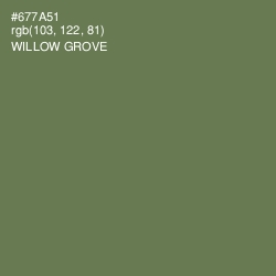 #677A51 - Willow Grove Color Image