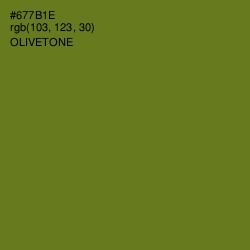 #677B1E - Olivetone Color Image