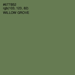 #677B52 - Willow Grove Color Image