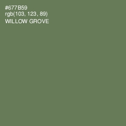 #677B59 - Willow Grove Color Image