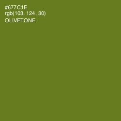 #677C1E - Olivetone Color Image