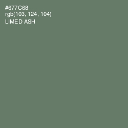 #677C68 - Limed Ash Color Image