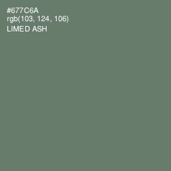 #677C6A - Limed Ash Color Image