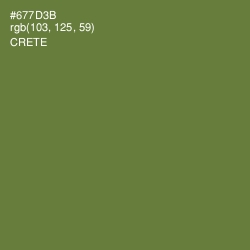 #677D3B - Crete Color Image