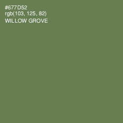 #677D52 - Willow Grove Color Image