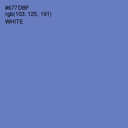 #677DBF - Deluge Color Image