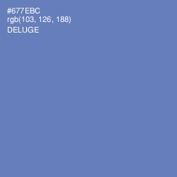 #677EBC - Deluge Color Image