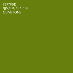 #677F0D - Olivetone Color Image